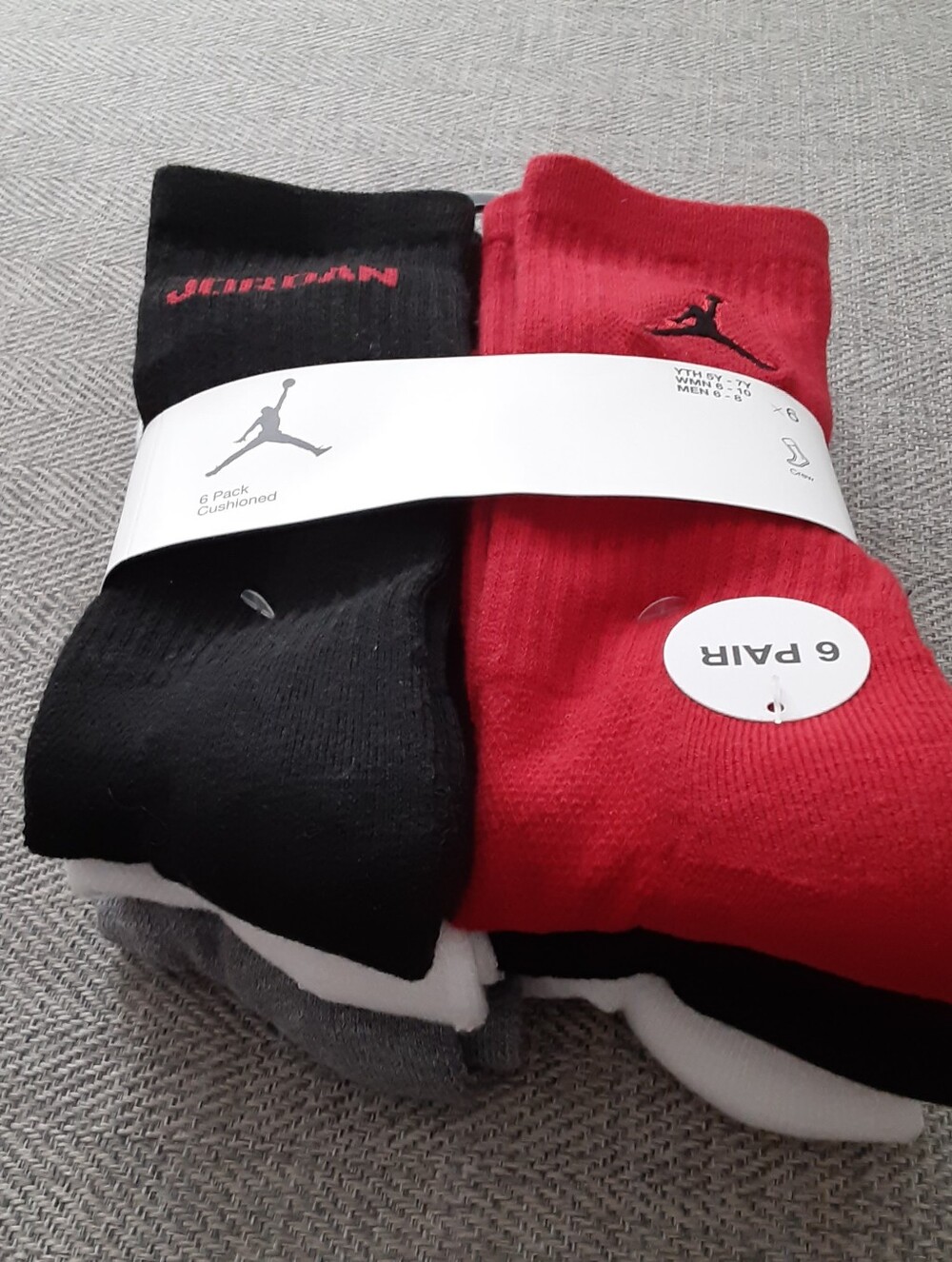 Nike Air Jordan Crew Women Socks ( 6pk  )